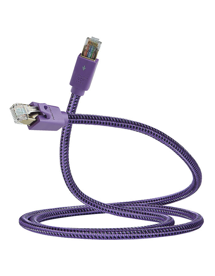 FURUTECH LAN-8 NCF Plus パープル1.2M Furutech LAN-8 NCF Plus with Solid- Core Conductors Ethernet Cable
