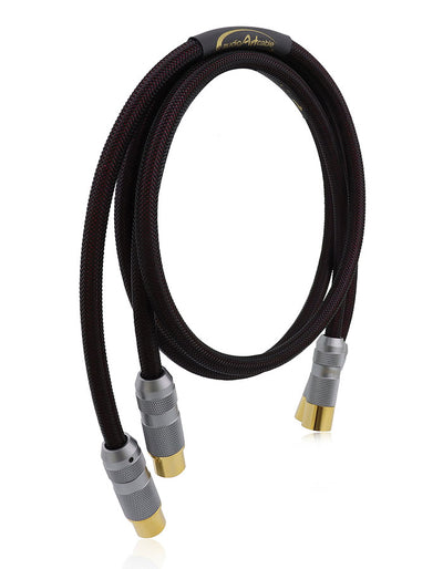AAC Copper Cryo Interconnect Cable Pair Gold XLR