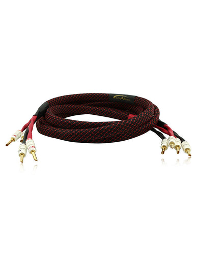 AAC-Classic Plus Double Speaker Cable Pair Gold Bananas