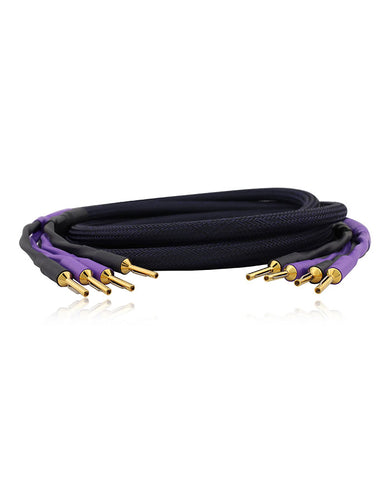 AAC Copper Cryo Speaker Cable Pair Gold Banana