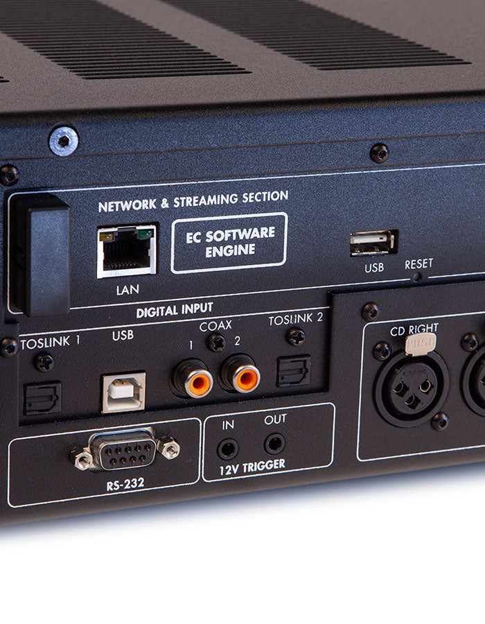 Electrocompaniet ECI 6 DX MKII Integrated Amp/Dac/Streamer - rear