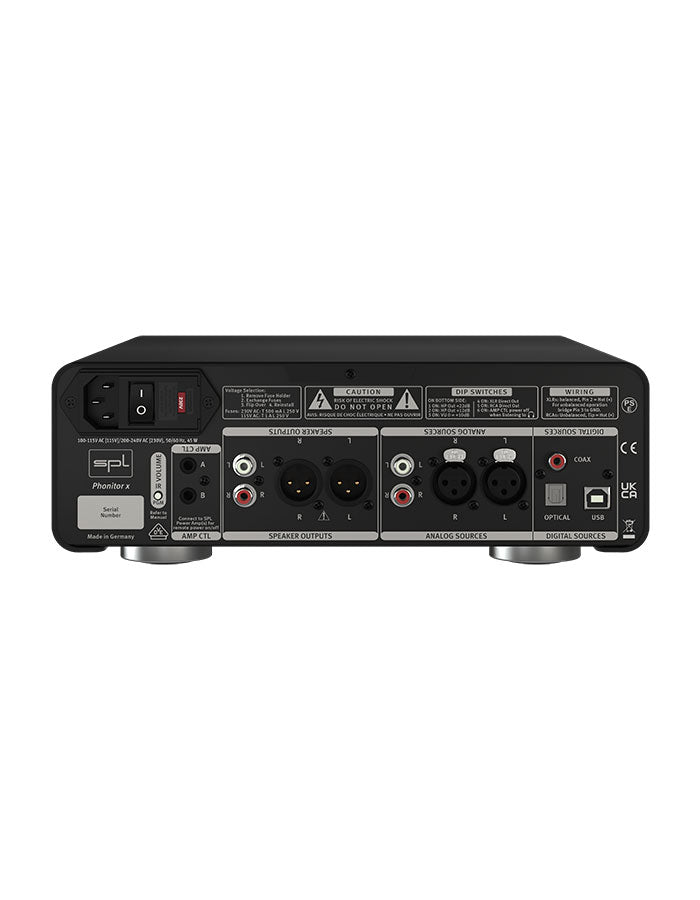 SPL Phonitor x Headphone Amplifier / Preamplifier - rear