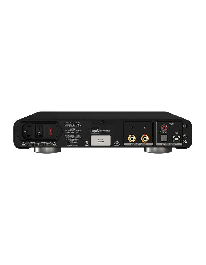 SPL Phonitor se Headphone Amplifier - rear