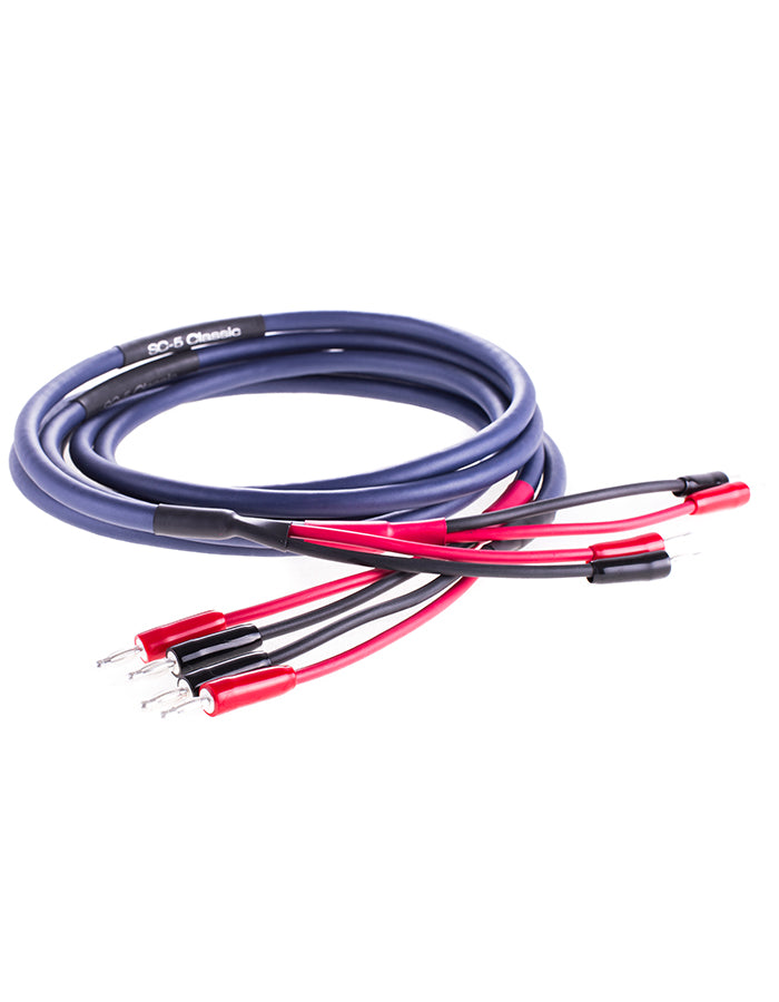AAC SC-5 Classic Speaker Cable Pair Silver Banana
