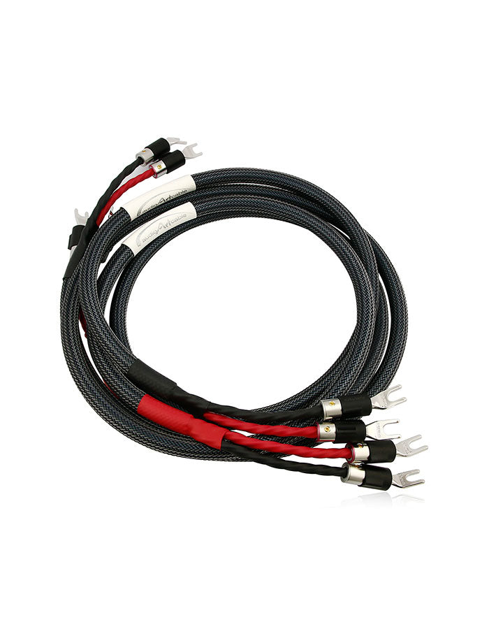 AAC Statement e SC Cryo Speaker Cable Pair Rhodium Spade