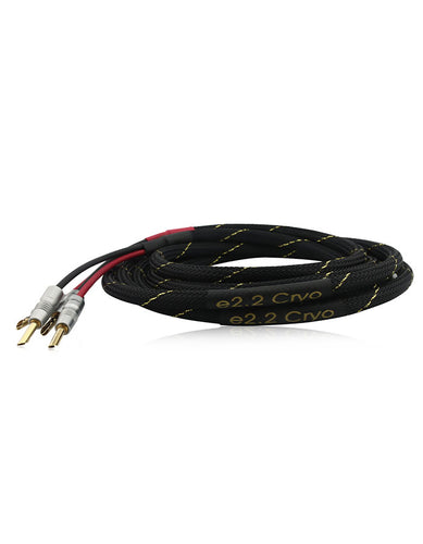 AAC e2.2 Cryo Speaker Cable Pair Gold Banana