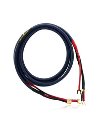 AAC SC-5 Classic Double Bi-wire Speaker Cable Pair Gold Spade