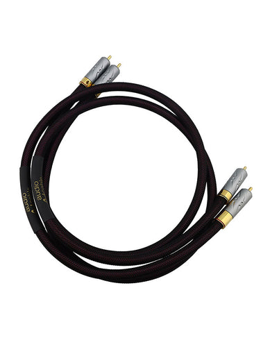 AAC Copper Cryo Interconnect Cable Pair Gold RCA
