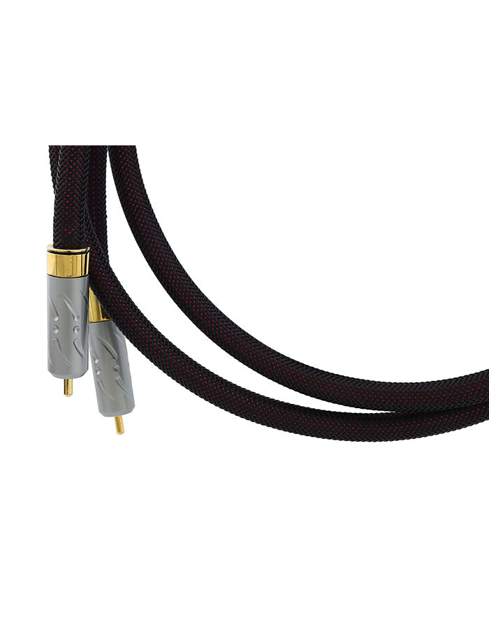 AAC Copper Cryo Interconnect Cable Pair Gold RCA