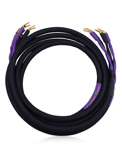 AAC Copper Cryo Speaker Cable Pair Gold Spade