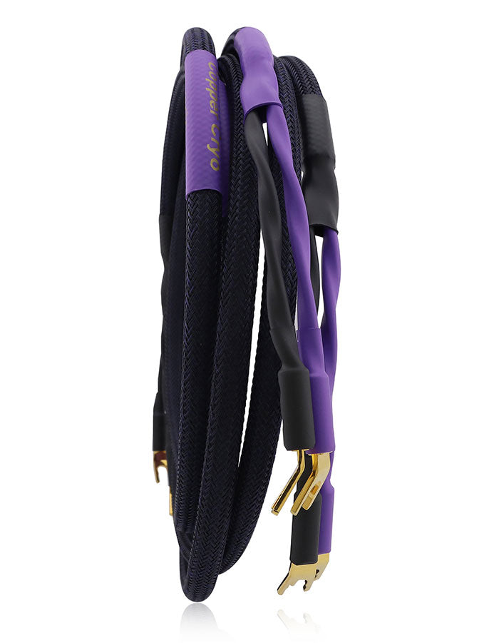 AAC Copper Cryo Speaker Cable Pair Gold Spade