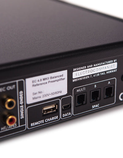 Electrocompaniet ECM 1 MKII High End DAC & Music Streamer - rear