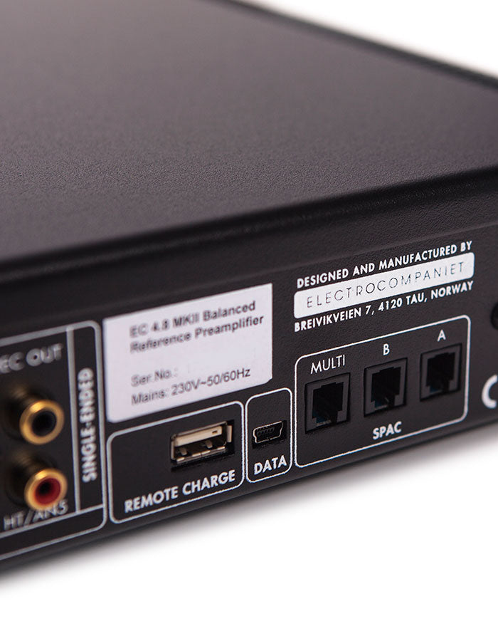 Electrocompaniet ECM 1 MKII High End DAC & Music Streamer - rear