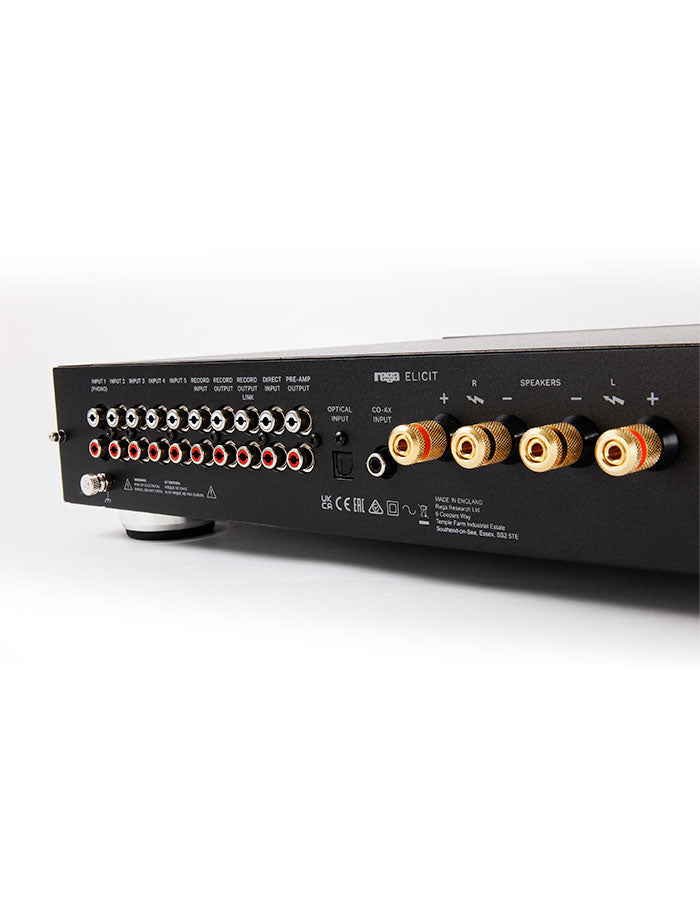 Rega Elicit Mk 5 Integrated Amplifier - rear panel