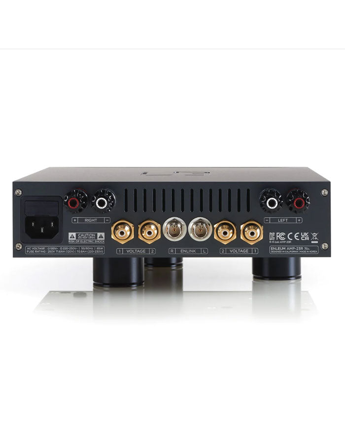 Enleum AMP-23R: Reference Compact Amplifier - rear