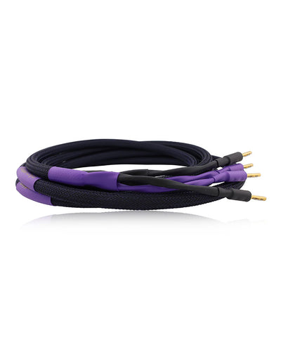 AAC Copper Cryo Speaker Cable Pair Gold Banana