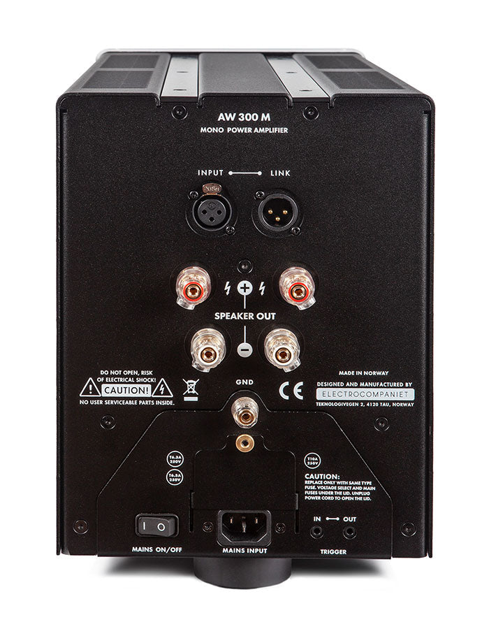 Electrocompaniet AW 300 M Mono Power Amplifier (Pair) - rear