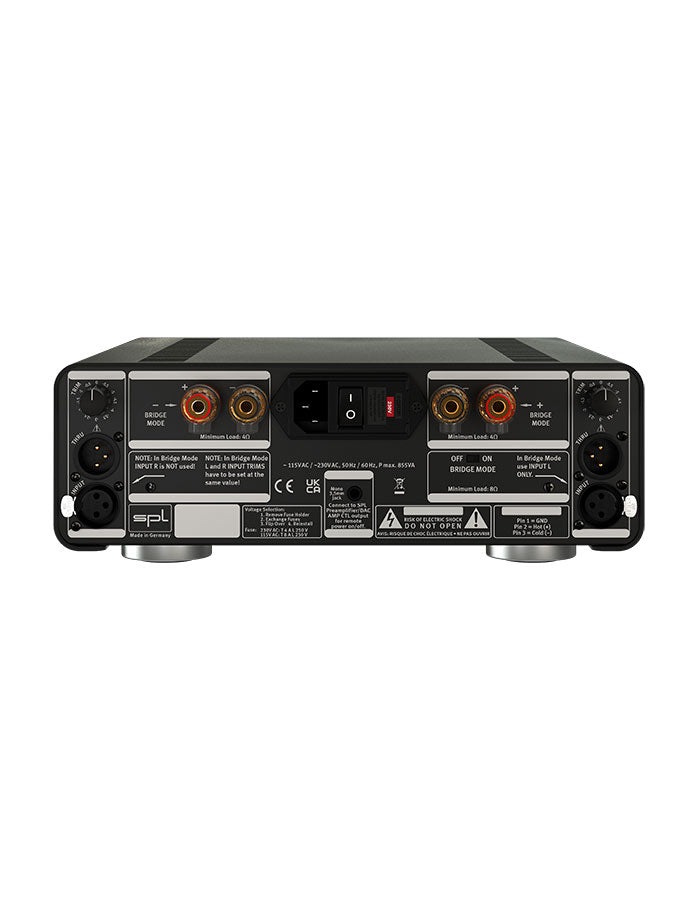 SPL Performer s800 Power Amplifier - rear
