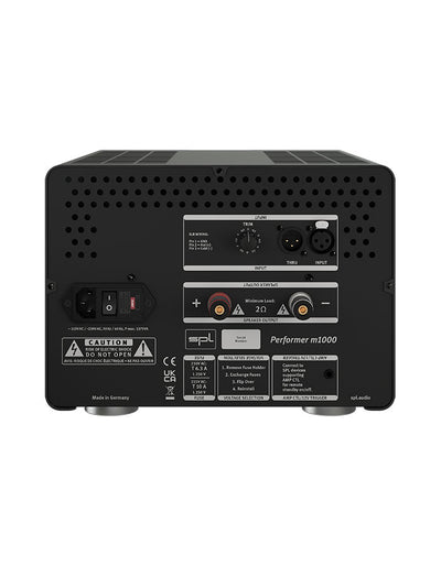 SPL Performer m1000 Mono Power Amplifier - rear