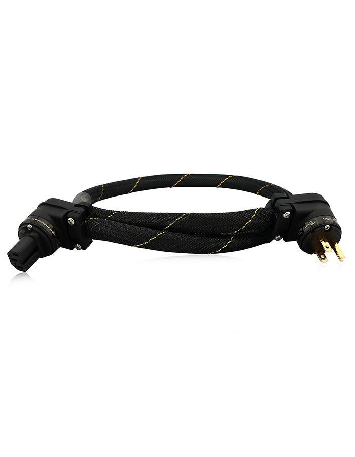 AAC power1 e Cryo AC Cable with Gold 15A US Male, 15A IEC (Right Angle)