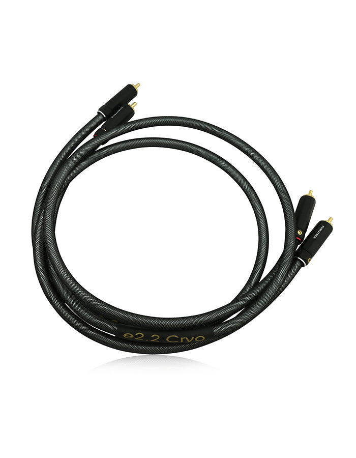 AAC e2.2 Cryo Interconnect Cable Pair Gold RCA Audio Art Cable USA