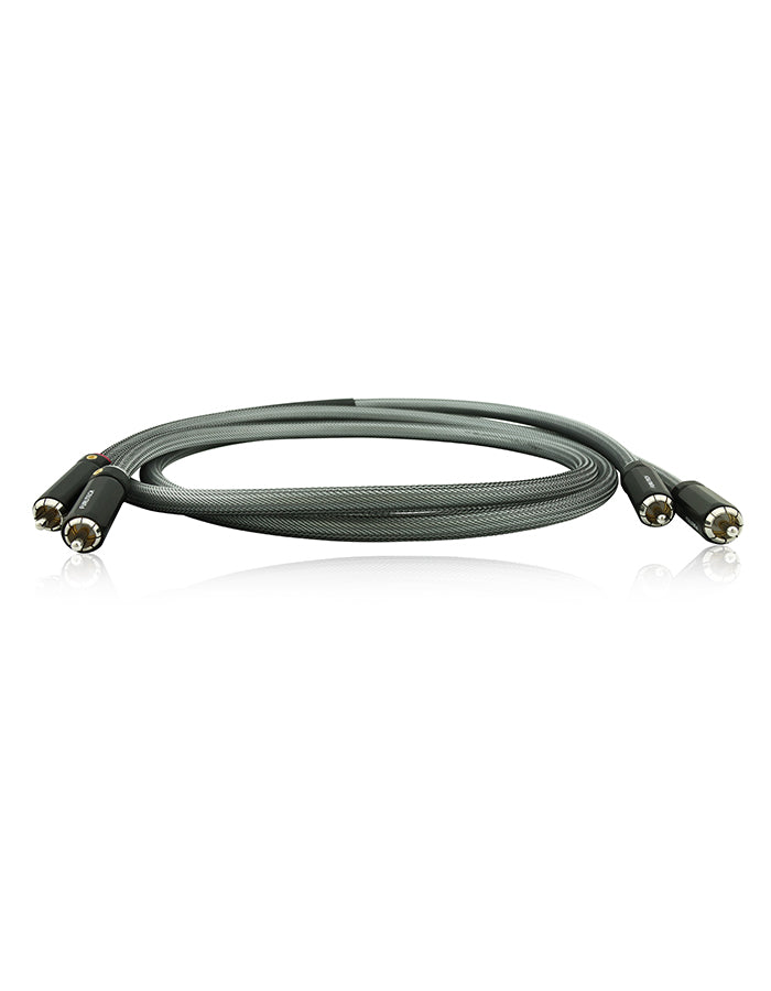 AAC e2.2 Cryo Interconnect Cable Pair Rhodium RCA