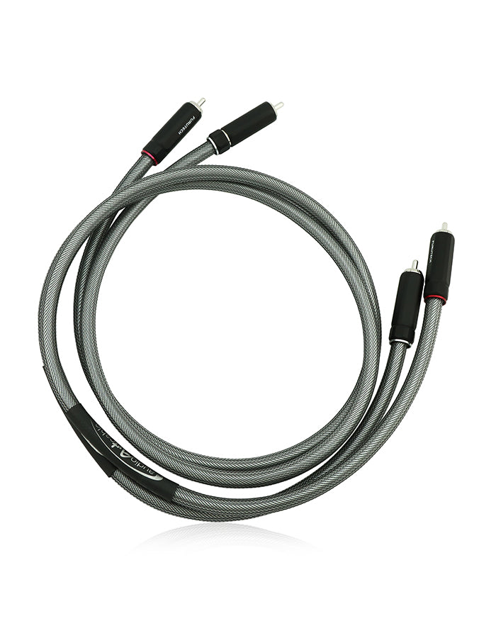 AAC e2.2 Cryo Interconnect Cable Pair Rhodium RCA