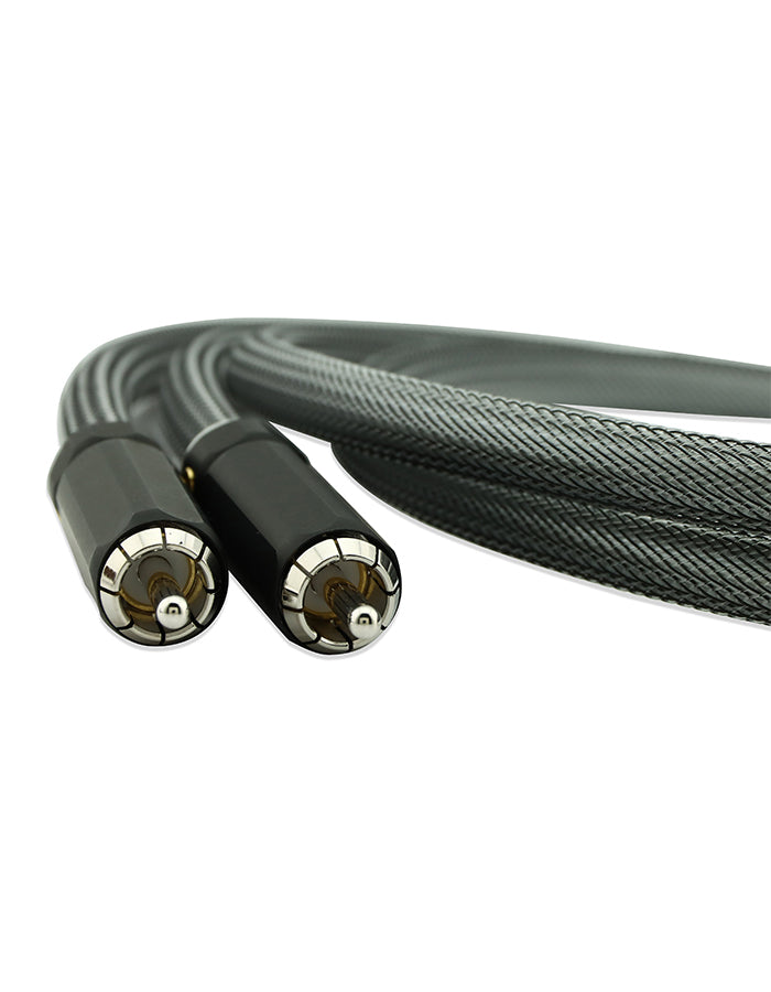 AAC e2.2 Cryo Interconnect Cable Pair Rhodium RCA