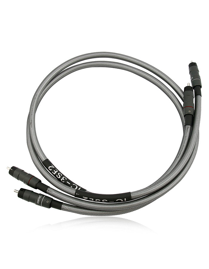 AAC IC-3 SE2 Interconnect Cable Pair Rhodium RCA