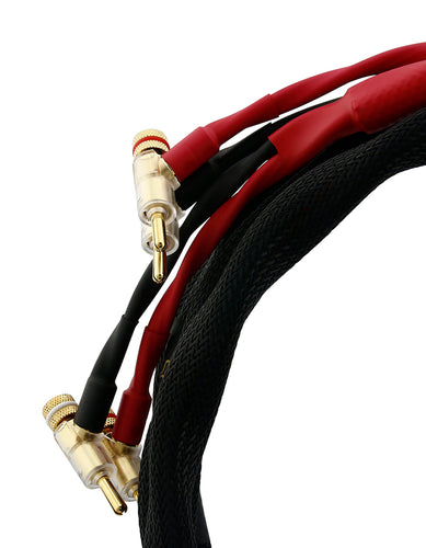 AAC SC-5 ePlus Cryo Double Bi-wire Speaker Cable Pair Gold Banana