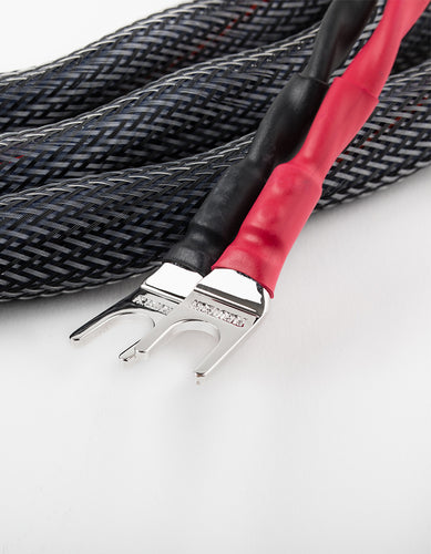 AAC SC-5 ePlus Cryo Double Bi-wire Speaker Cable Pair Rhodium Spade