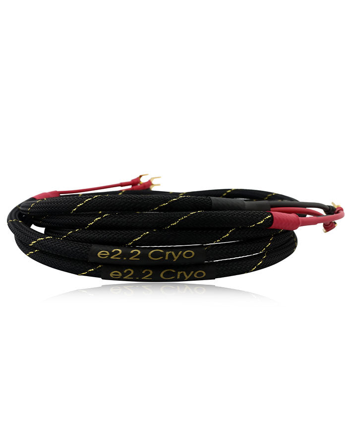 AAC e2.2 Cryo Speaker Cable Pair Gold Spade