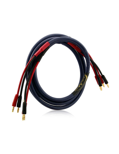 AAC SC-5 Classic Double Bi-wire Speaker Cable Pair Gold Banana